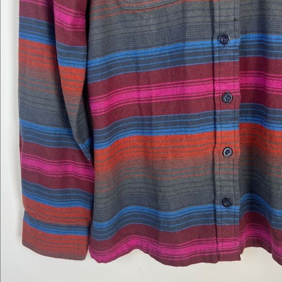 NWT Patagonia Long-Sleeved Fjord Flannel Shirt Aztec Print Sz 6 Womens - Picture 3 of 11